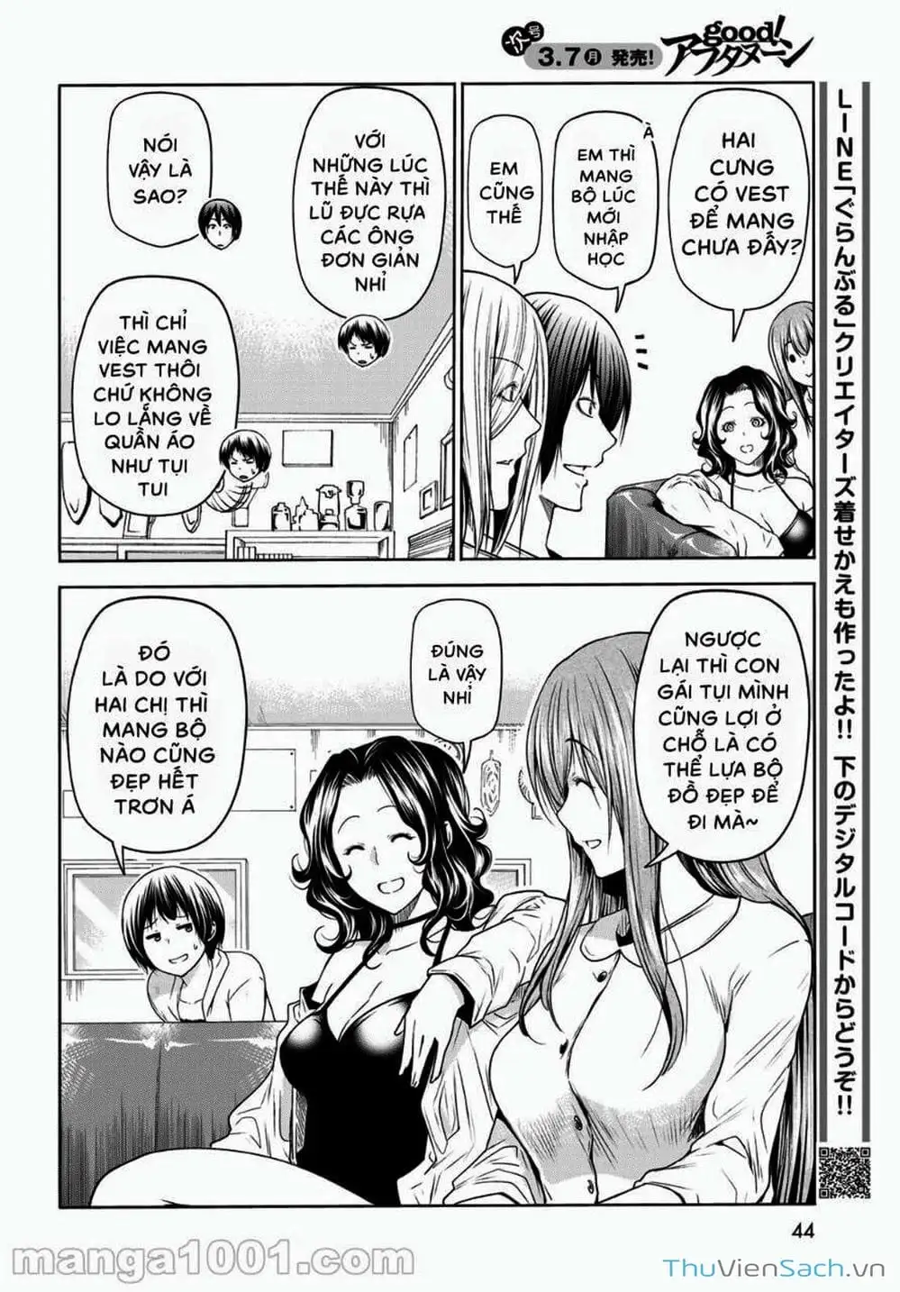 Truyện Tranh Cô Gái Thích Lặn - Grand Blue trang 3