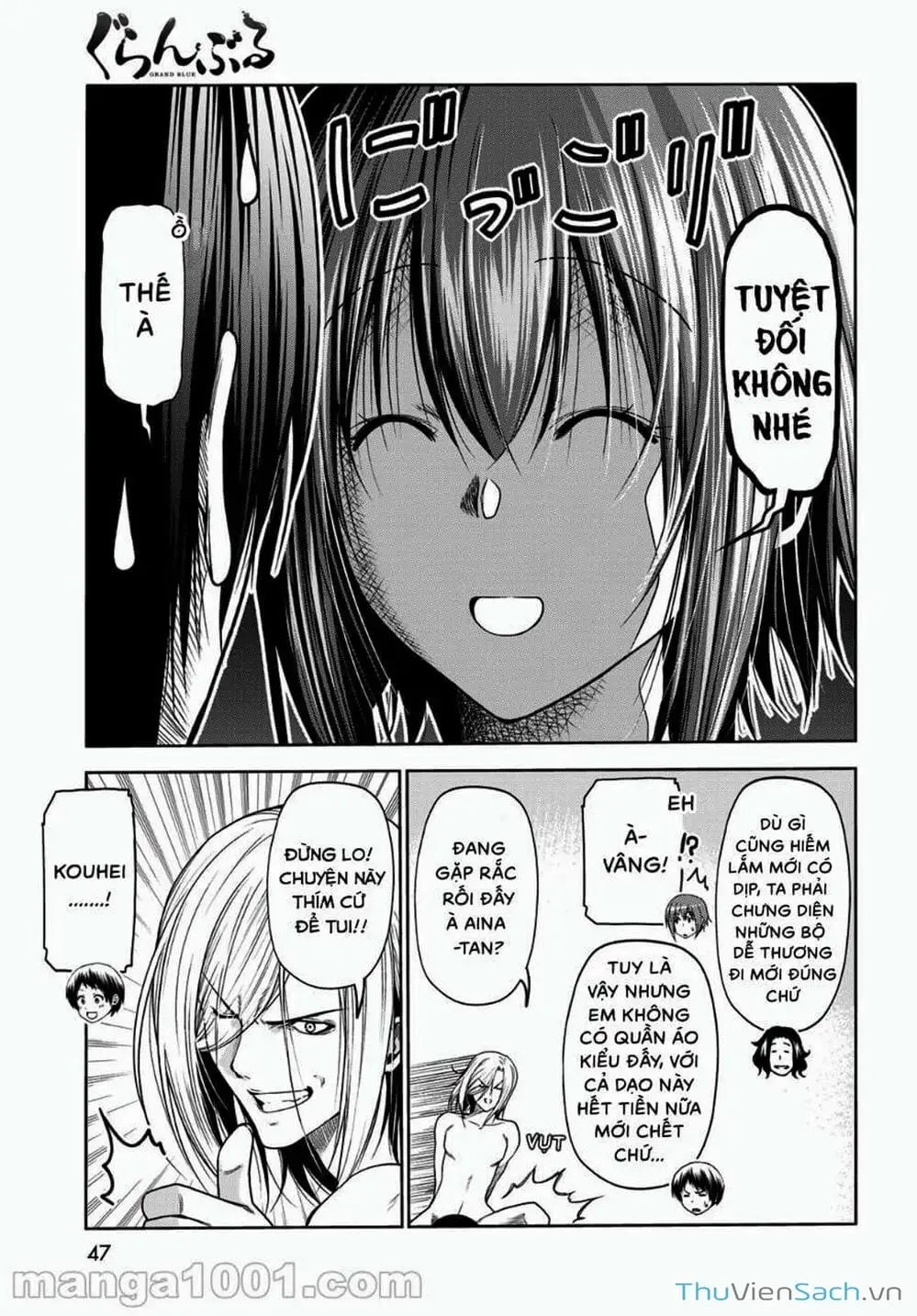 Truyện Tranh Cô Gái Thích Lặn - Grand Blue trang 3