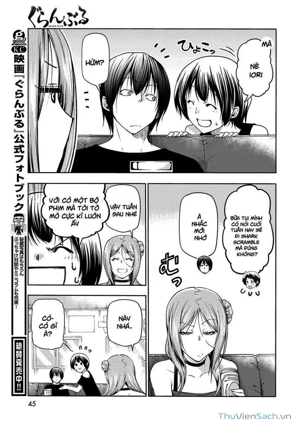 Truyện Tranh Cô Gái Thích Lặn - Grand Blue trang 3