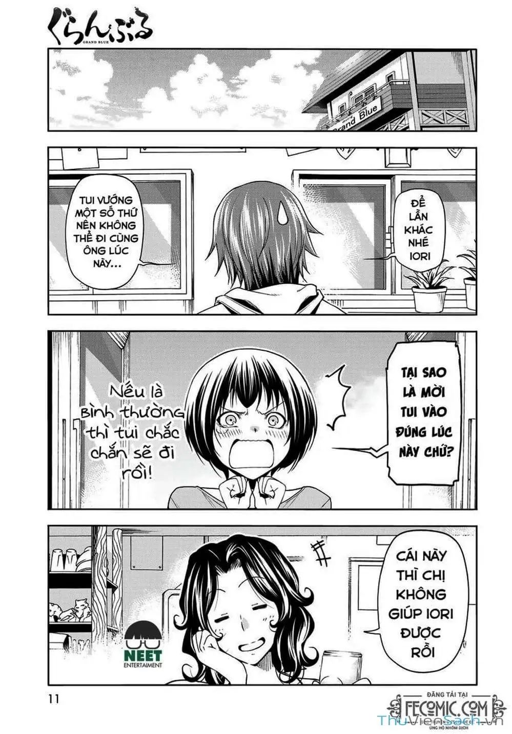 Truyện Tranh Cô Gái Thích Lặn - Grand Blue trang 3