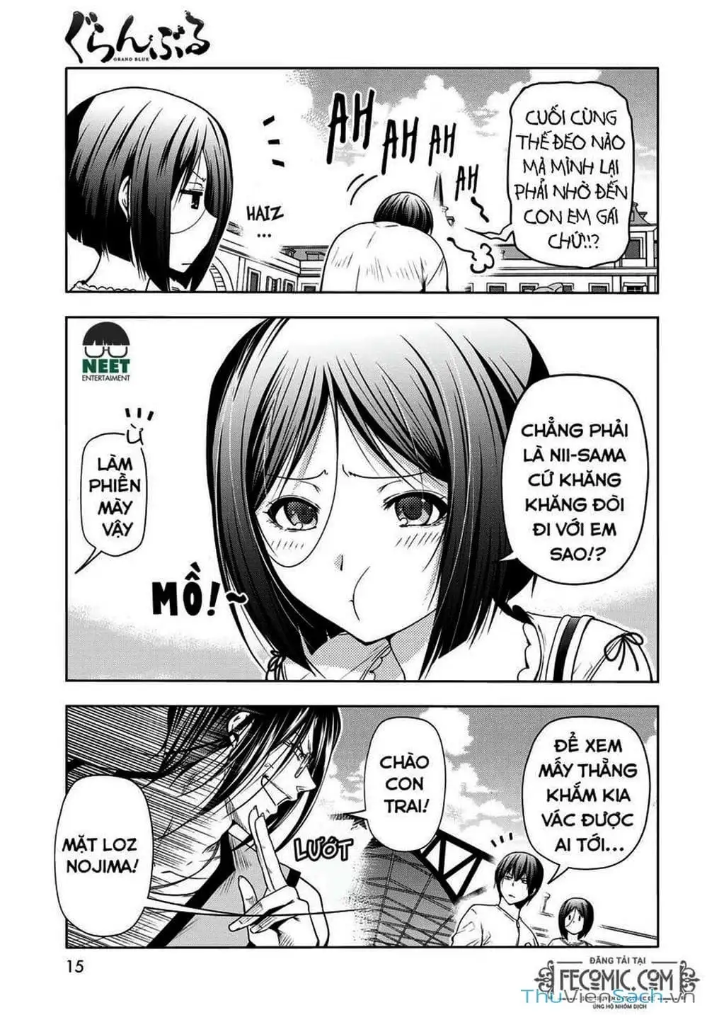 Truyện Tranh Cô Gái Thích Lặn - Grand Blue trang 3