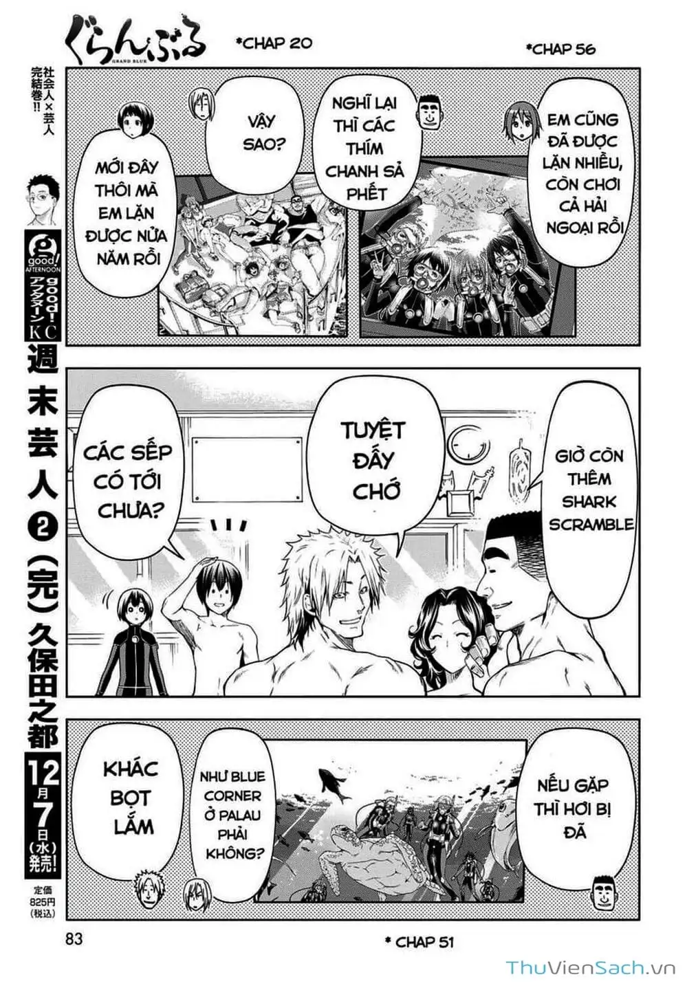 Truyện Tranh Cô Gái Thích Lặn - Grand Blue trang 3