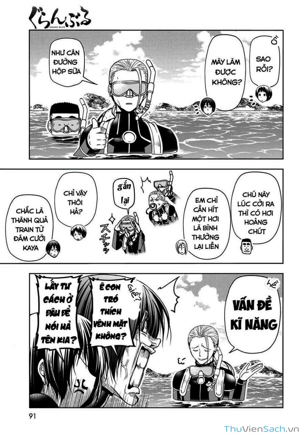 Truyện Tranh Cô Gái Thích Lặn - Grand Blue trang 3