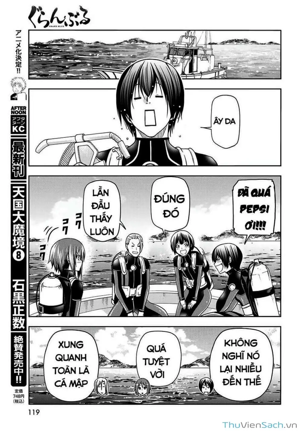 Truyện Tranh Cô Gái Thích Lặn - Grand Blue trang 3