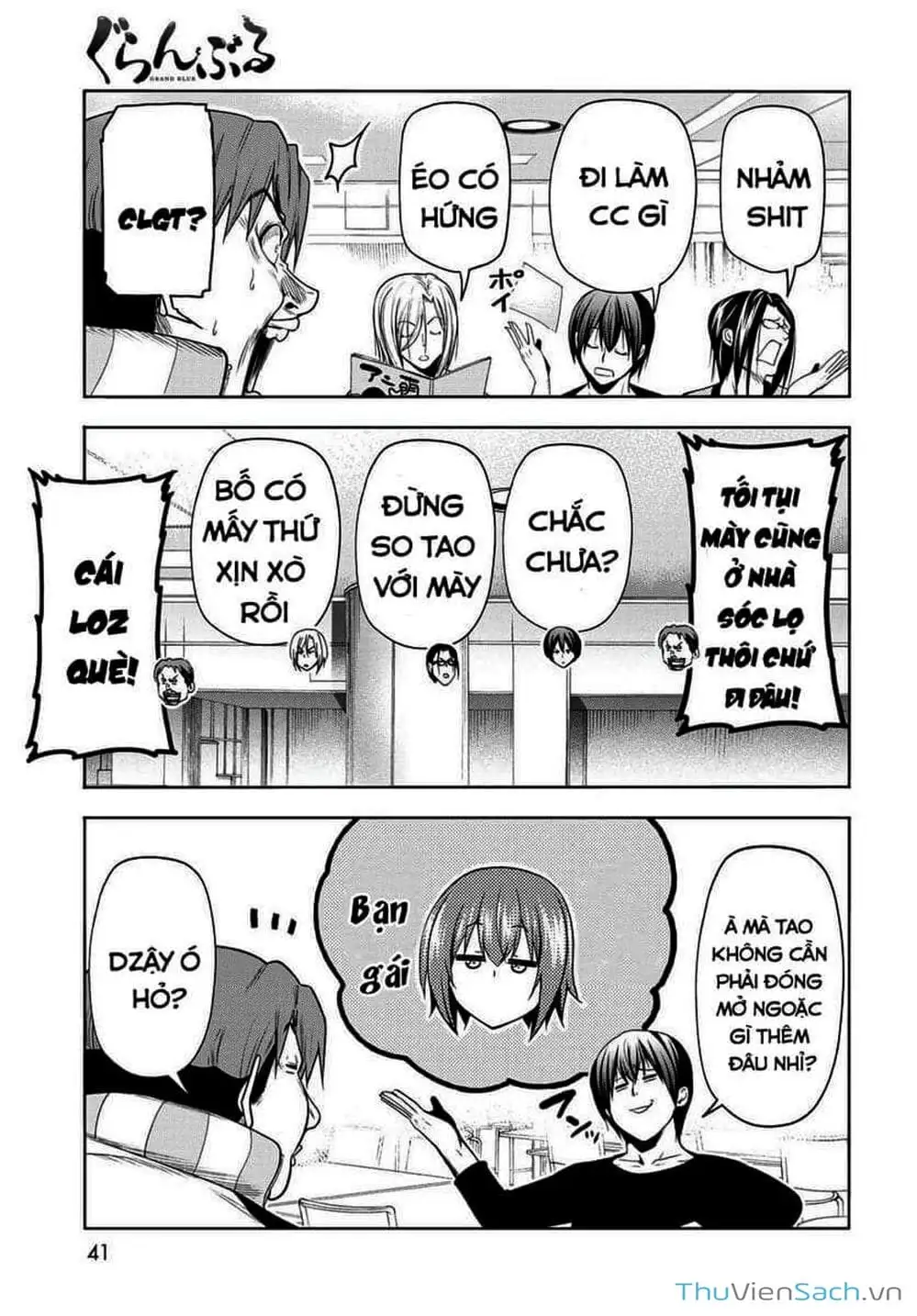 Truyện Tranh Cô Gái Thích Lặn - Grand Blue trang 3