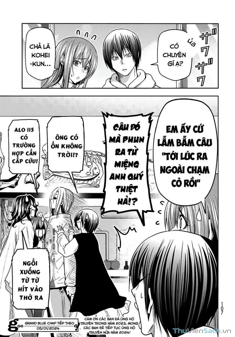 Truyện Tranh Cô Gái Thích Lặn - Grand Blue trang 3