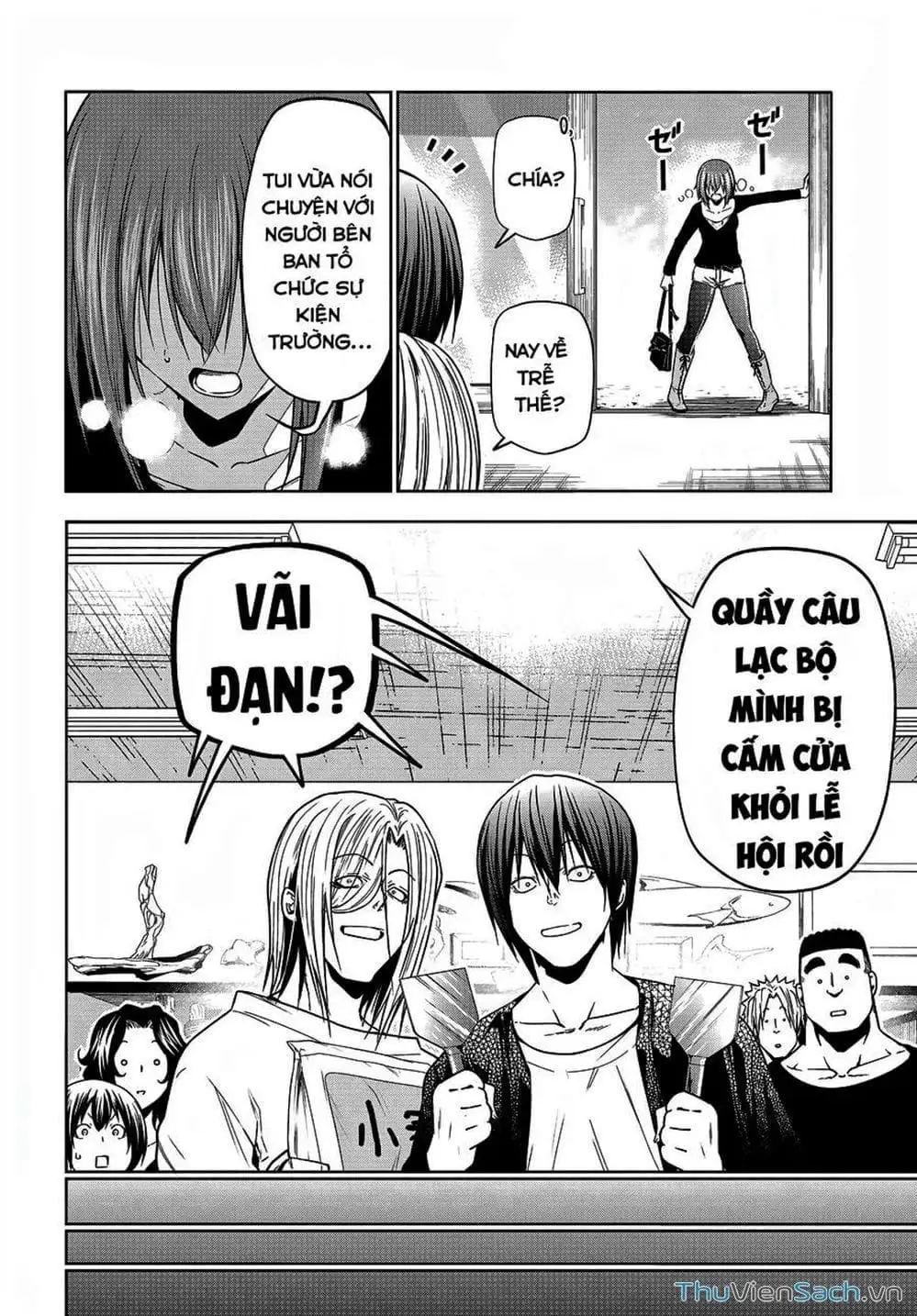 Truyện Tranh Cô Gái Thích Lặn - Grand Blue trang 3