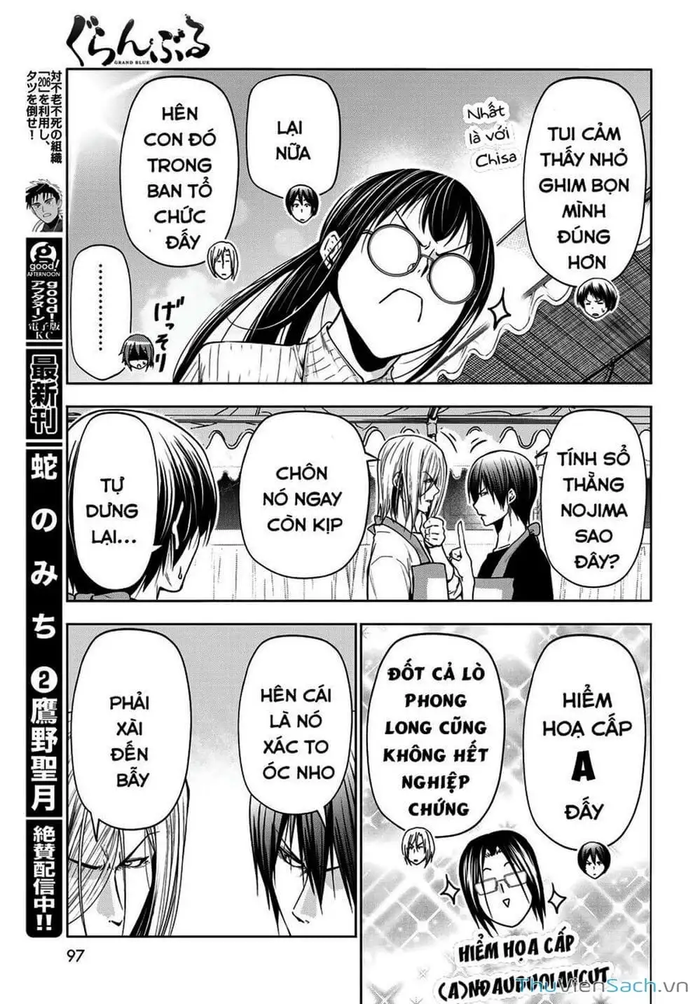 Truyện Tranh Cô Gái Thích Lặn - Grand Blue trang 3