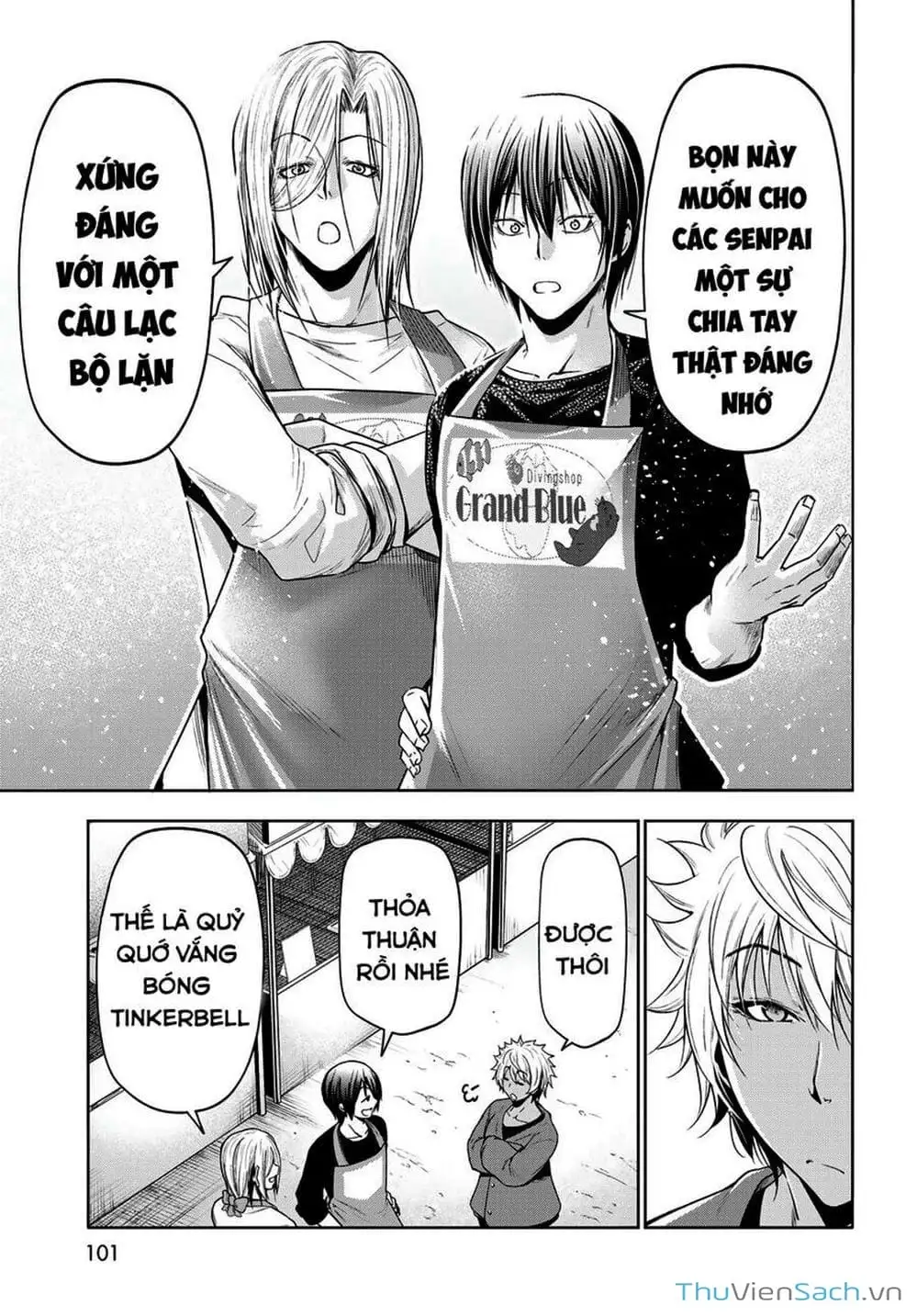 Truyện Tranh Cô Gái Thích Lặn - Grand Blue trang 3