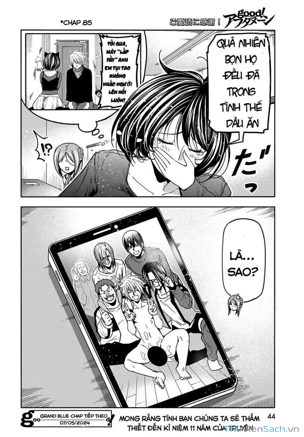 Truyện Tranh Cô Gái Thích Lặn - Grand Blue trang 3