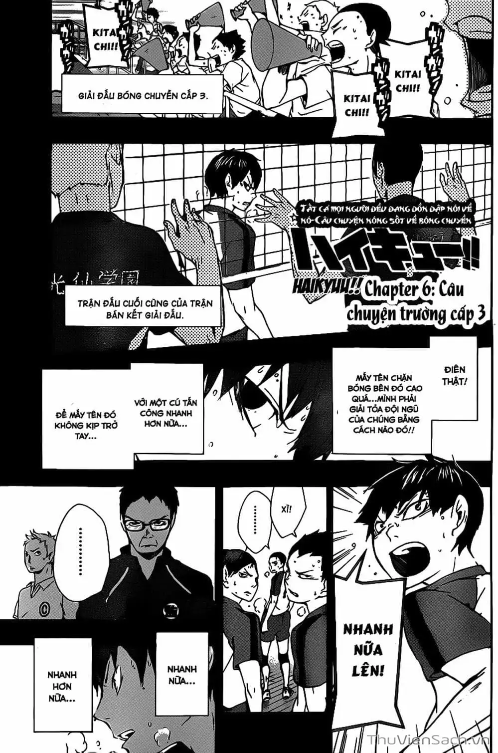 Truyện Tranh Vua Bóng Chuyền Haikyuu trang 6