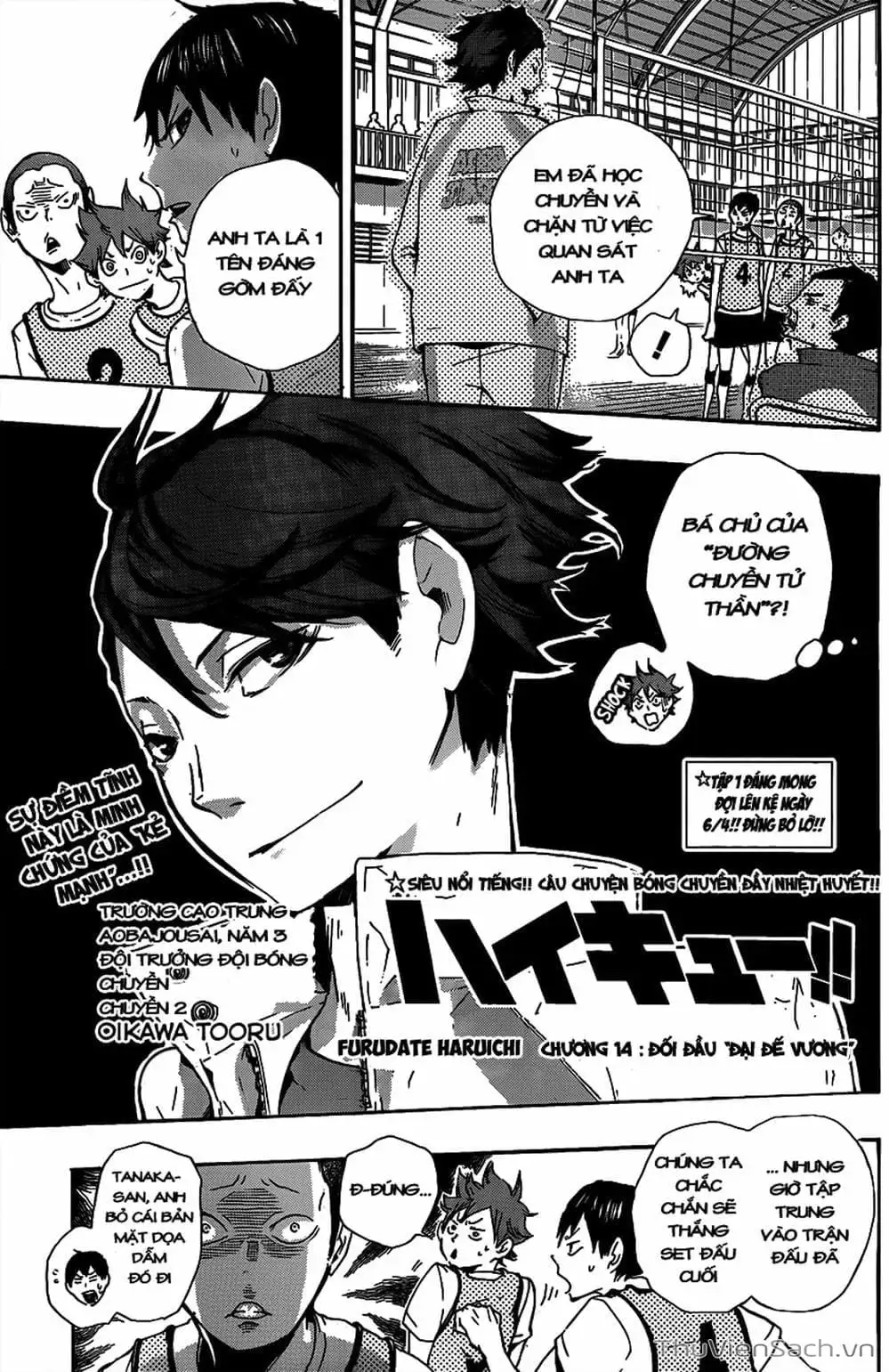 Truyện Tranh Vua Bóng Chuyền Haikyuu trang 6