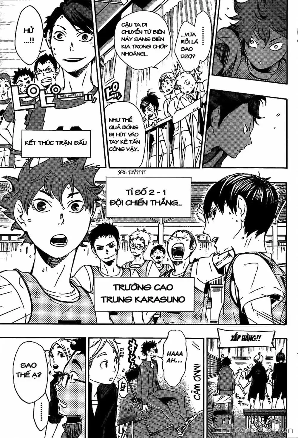 Truyện Tranh Vua Bóng Chuyền Haikyuu trang 6