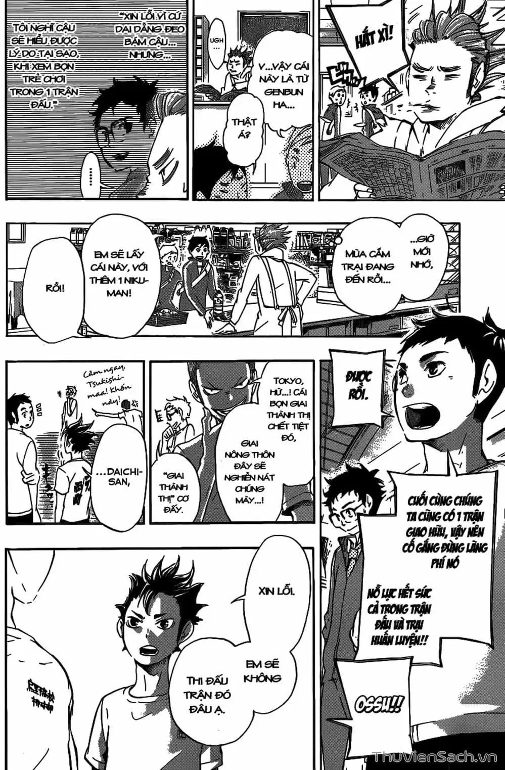 Truyện Tranh Vua Bóng Chuyền Haikyuu trang 6