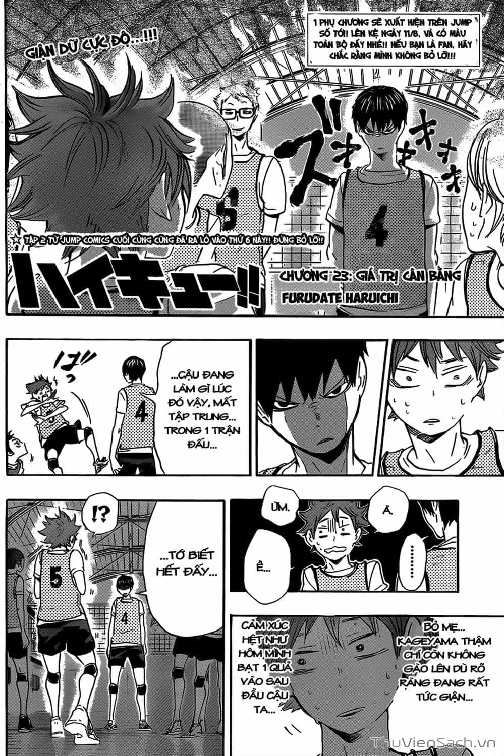 Truyện Tranh Vua Bóng Chuyền Haikyuu trang 6