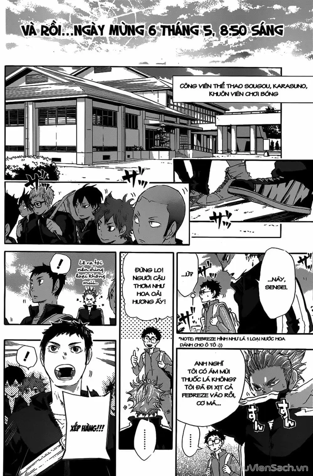 Truyện Tranh Vua Bóng Chuyền Haikyuu trang 6