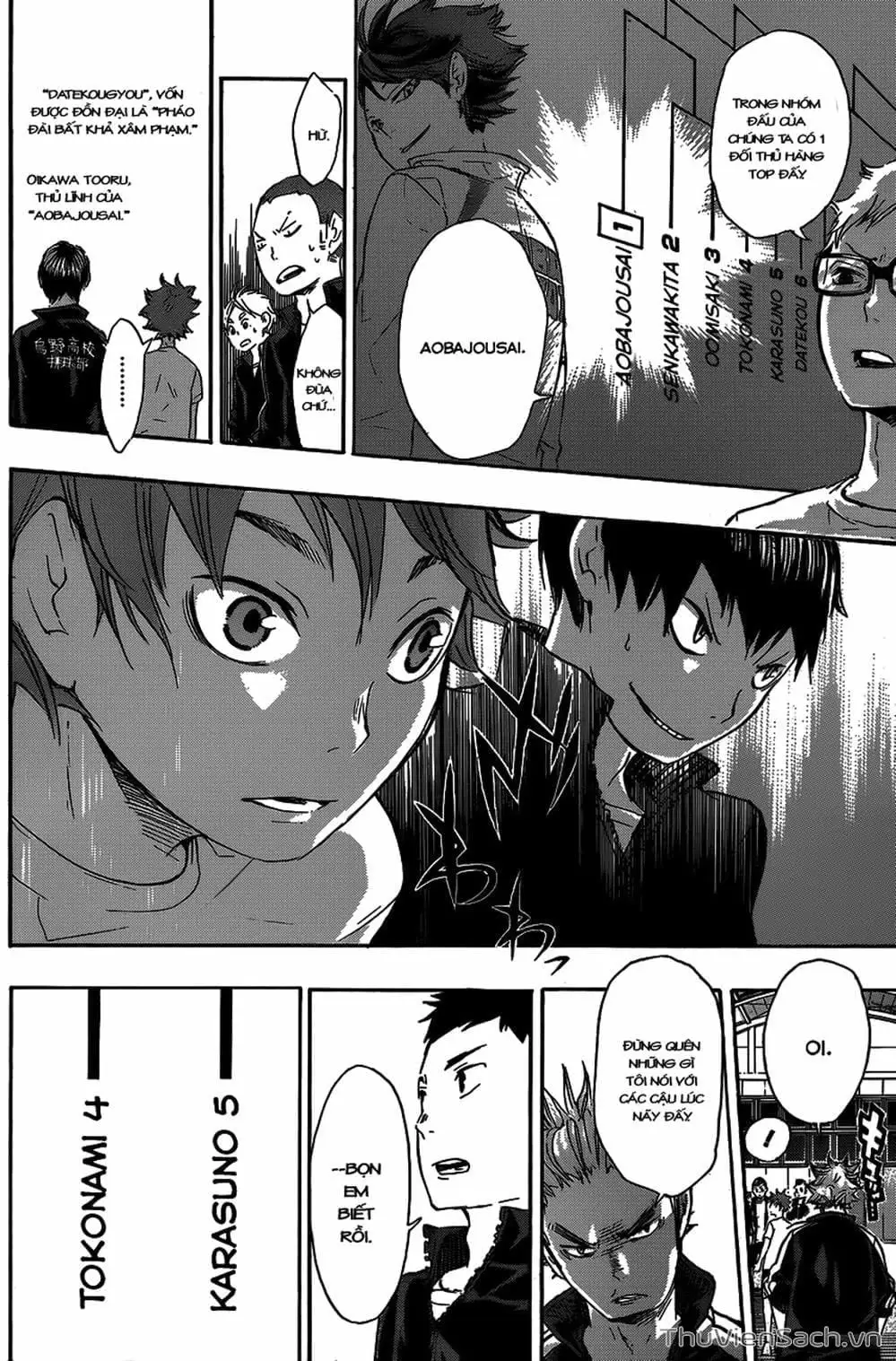 Truyện Tranh Vua Bóng Chuyền Haikyuu trang 6