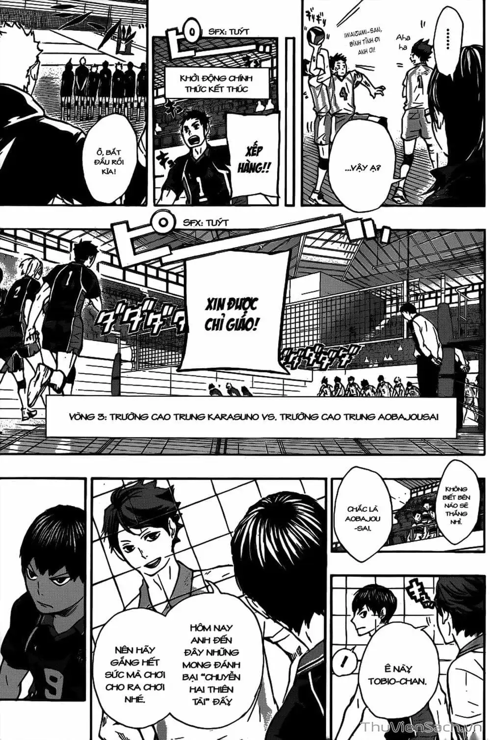 Truyện Tranh Vua Bóng Chuyền Haikyuu trang 6
