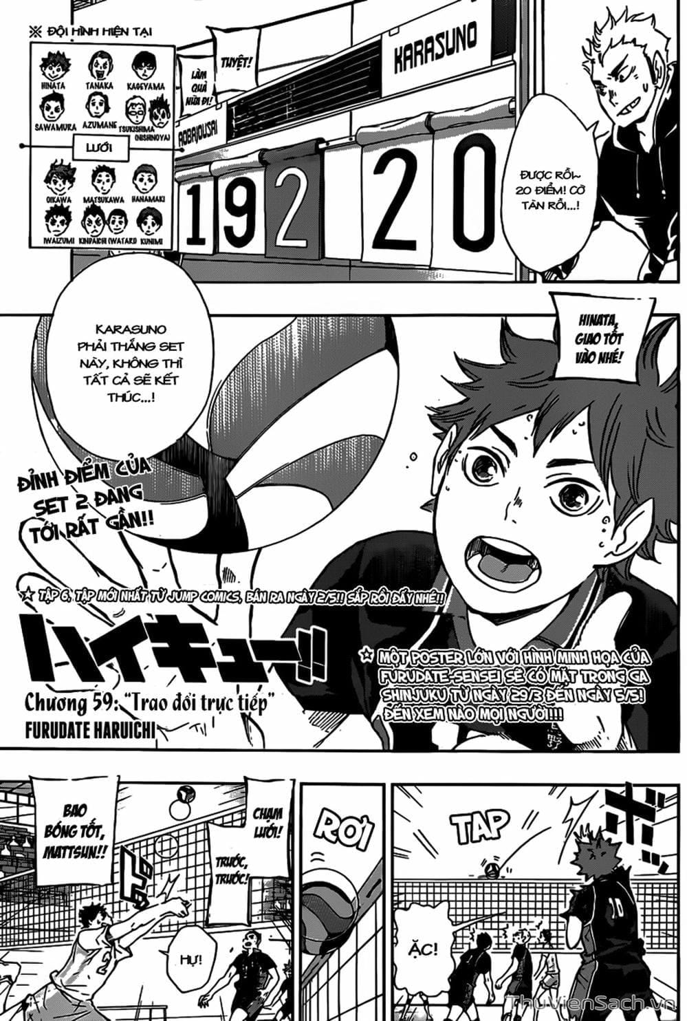 Truyện Tranh Vua Bóng Chuyền Haikyuu trang 6