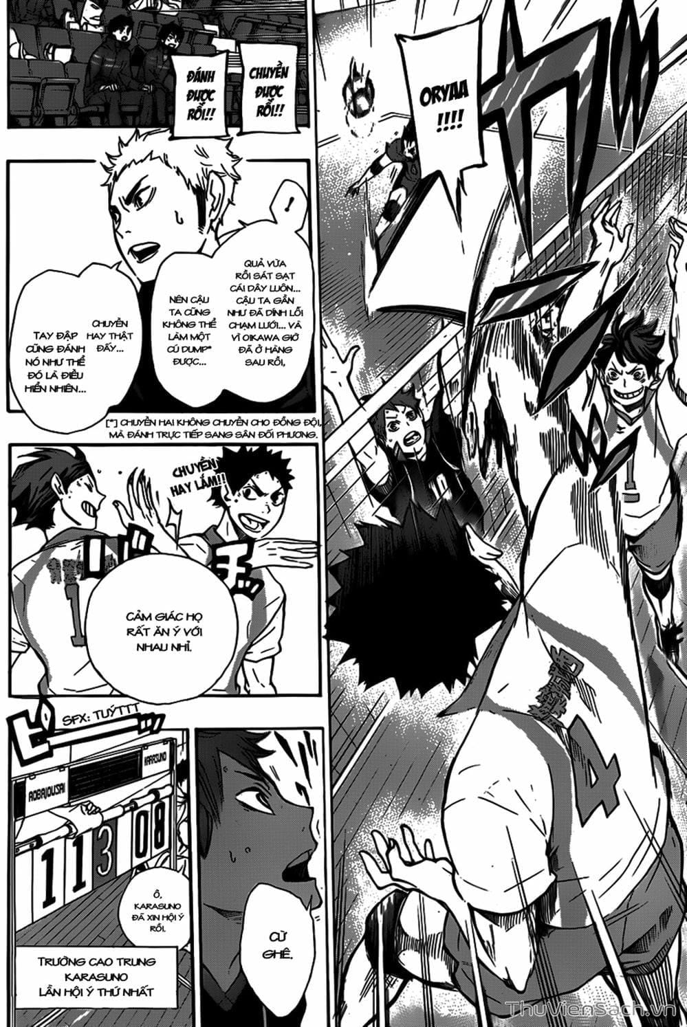 Truyện Tranh Vua Bóng Chuyền Haikyuu trang 6