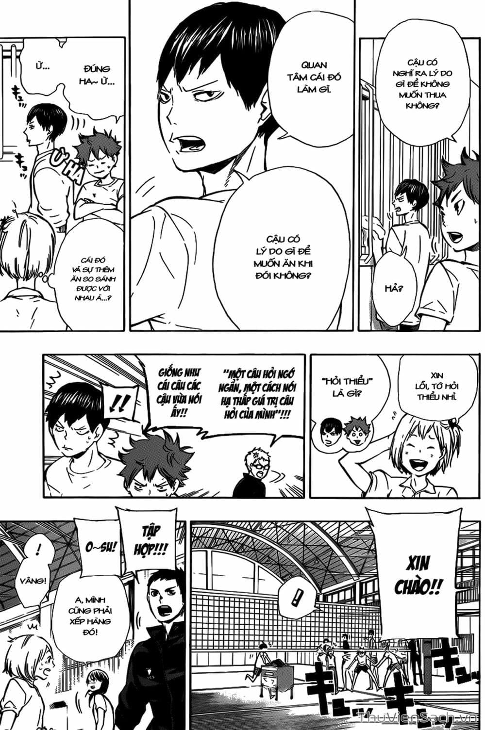 Truyện Tranh Vua Bóng Chuyền Haikyuu trang 6