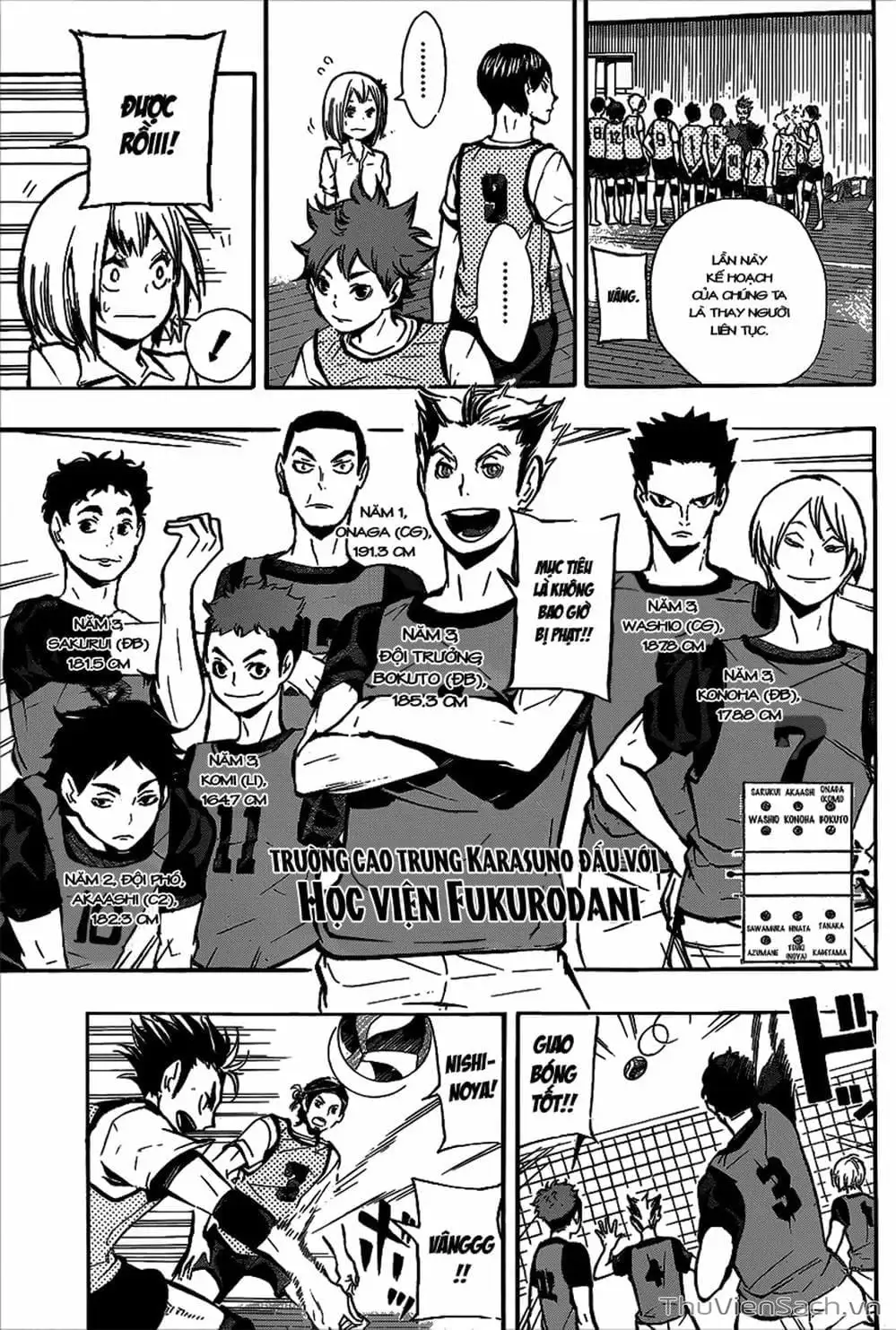 Truyện Tranh Vua Bóng Chuyền Haikyuu trang 6