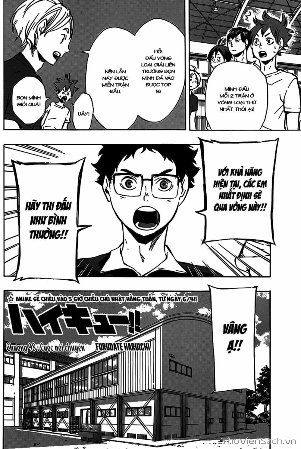 Truyện Tranh Vua Bóng Chuyền Haikyuu trang 6
