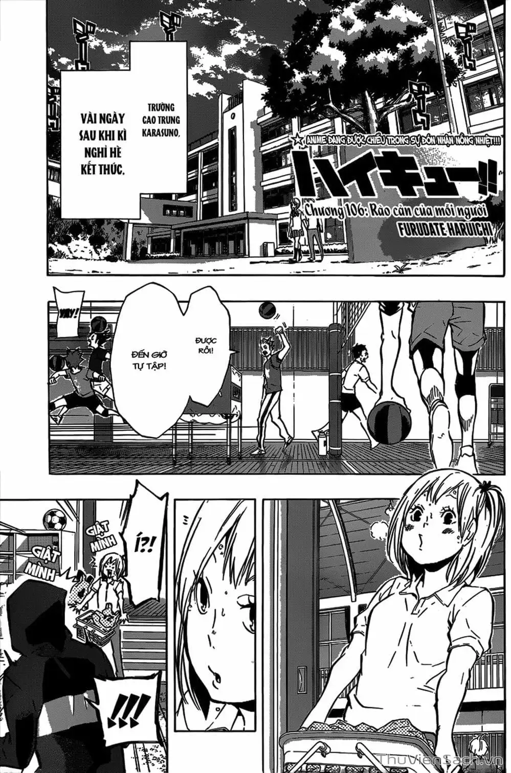 Truyện Tranh Vua Bóng Chuyền Haikyuu trang 6
