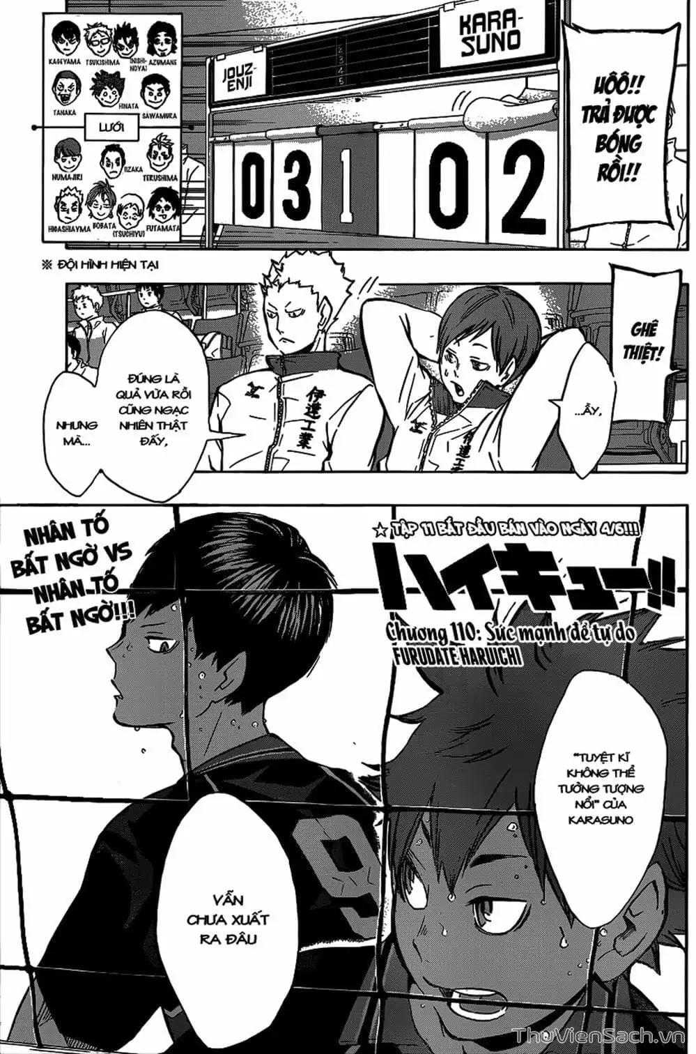 Truyện Tranh Vua Bóng Chuyền Haikyuu trang 6
