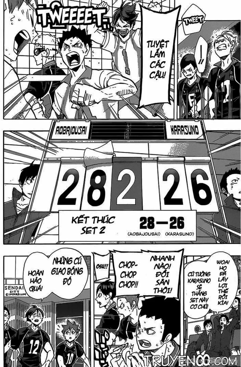 Truyện Tranh Vua Bóng Chuyền Haikyuu trang 6