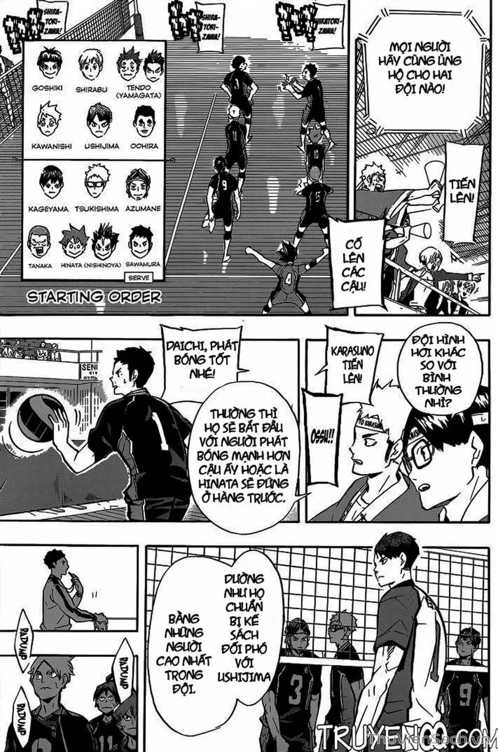 Truyện Tranh Vua Bóng Chuyền Haikyuu trang 6