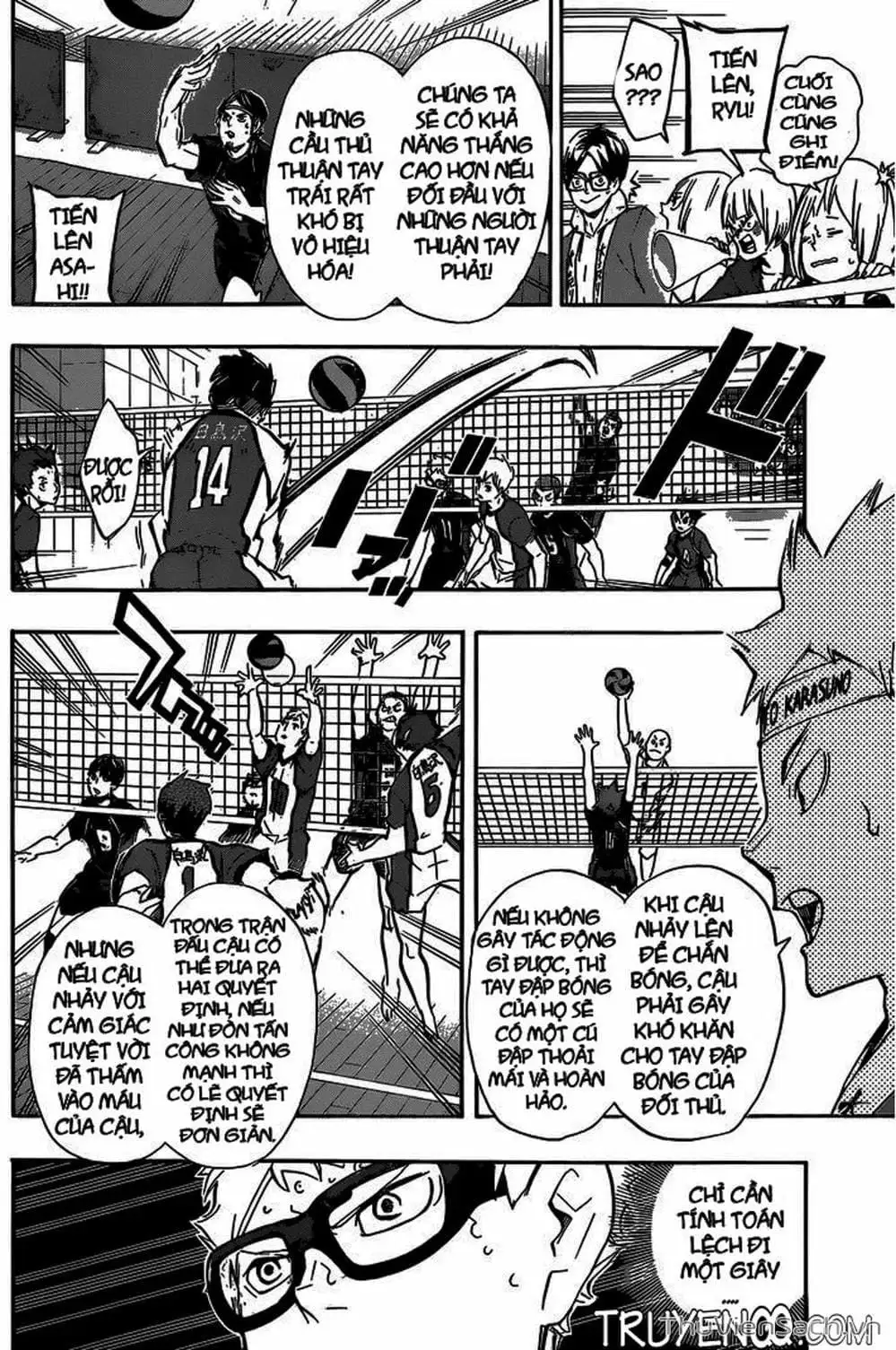 Truyện Tranh Vua Bóng Chuyền Haikyuu trang 6