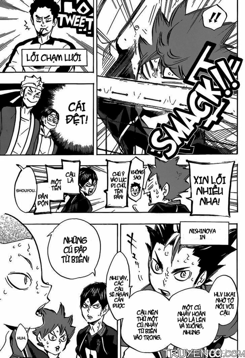 Truyện Tranh Vua Bóng Chuyền Haikyuu trang 6