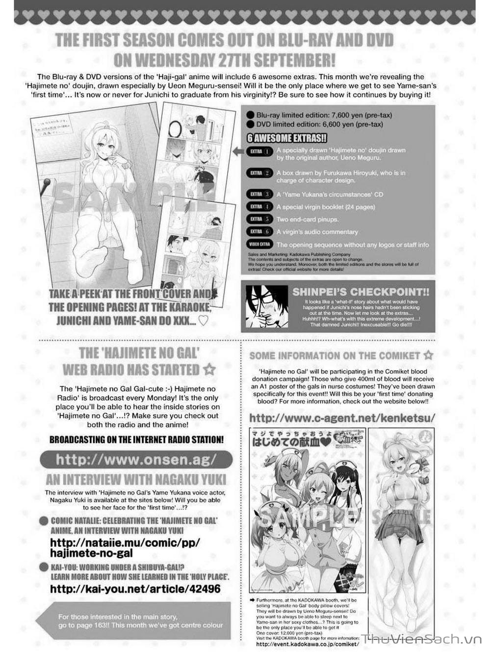 Truyện Tranh Lần Đầu Với Gal - Hajimete No Gal trang 7