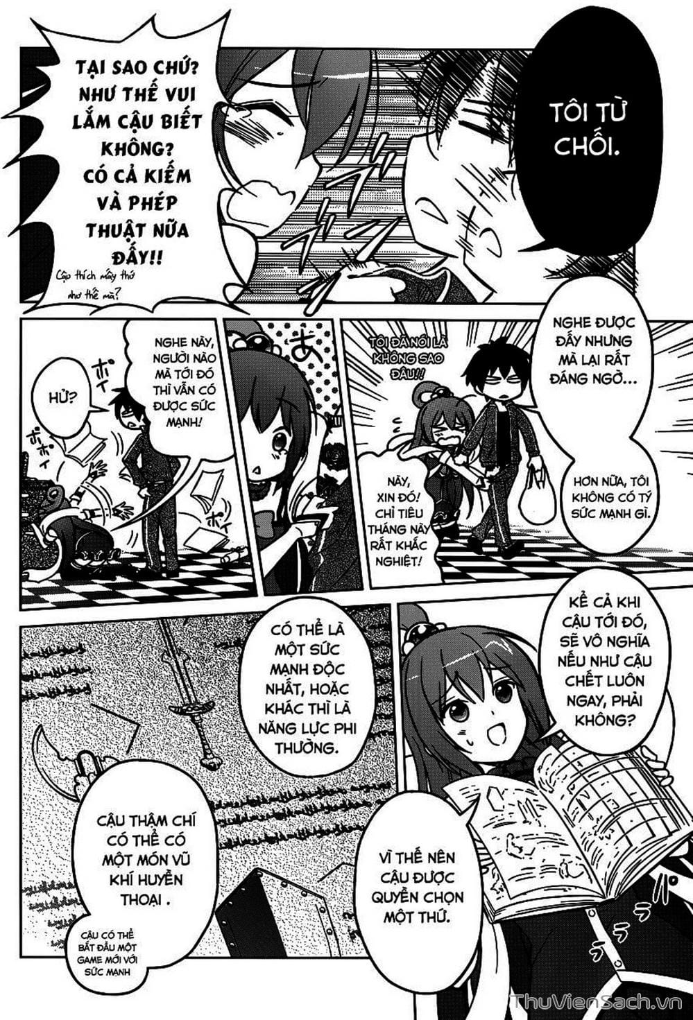 Truyện Tranh Hãy Ban Phúc Lành Cho Thế Giới Tuyệt Vời Này! trang 6