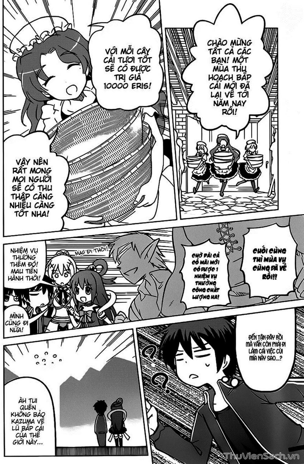 Truyện Tranh Hãy Ban Phúc Lành Cho Thế Giới Tuyệt Vời Này! trang 6