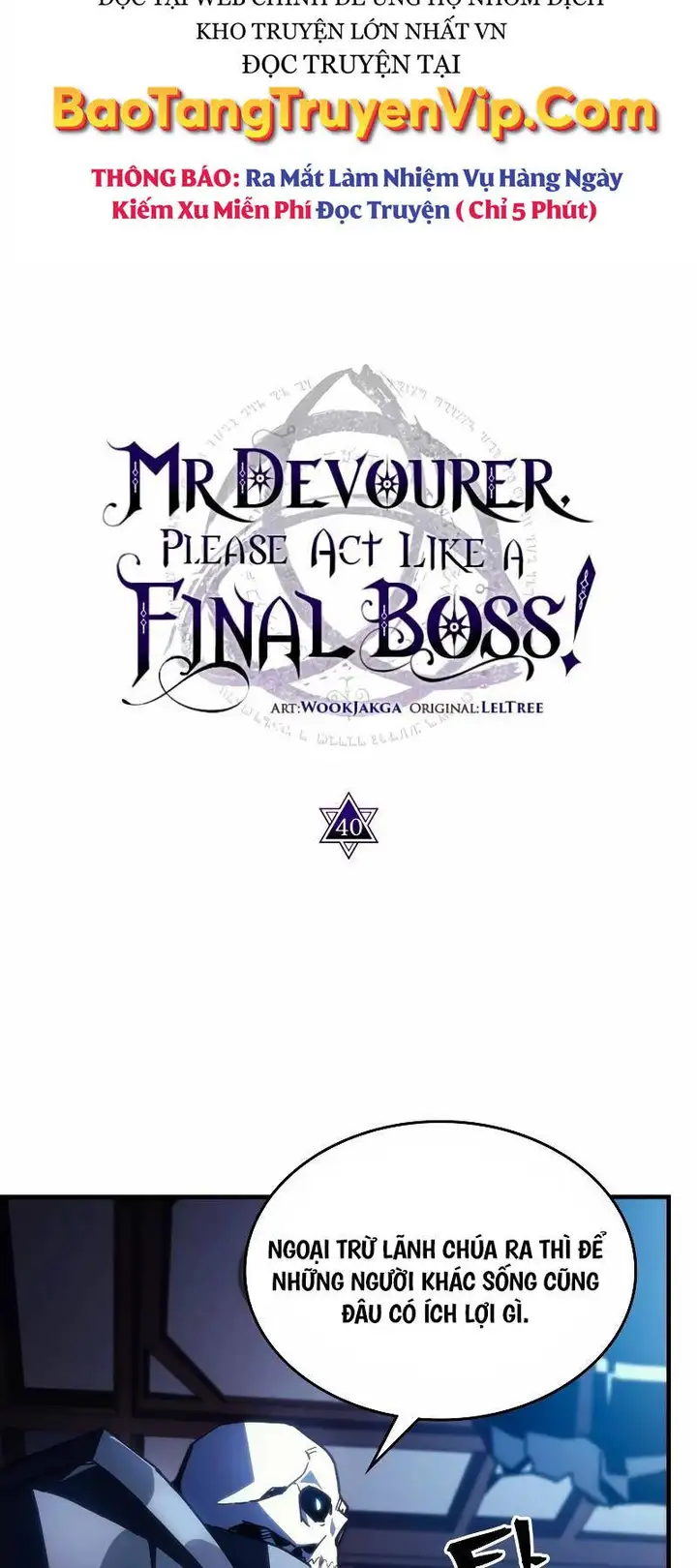 Truyện Tranh Hãy Hành Động Như Một Boss Đi Ngài Mr. Devourer trang 7