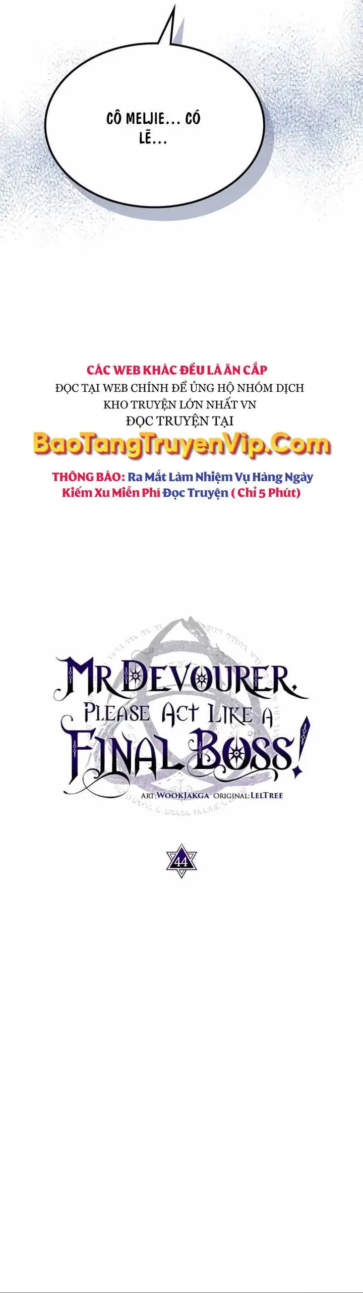 Truyện Tranh Hãy Hành Động Như Một Boss Đi Ngài Mr. Devourer trang 7