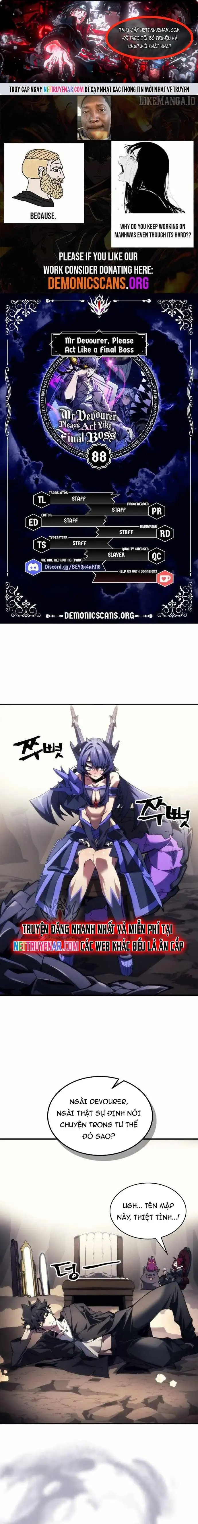 Truyện Tranh Hãy Hành Động Như Một Boss Đi Ngài Mr. Devourer trang 7
