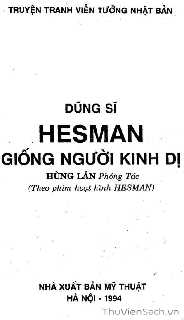 Truyện Tranh Dũng Sĩ Hesman trang 4