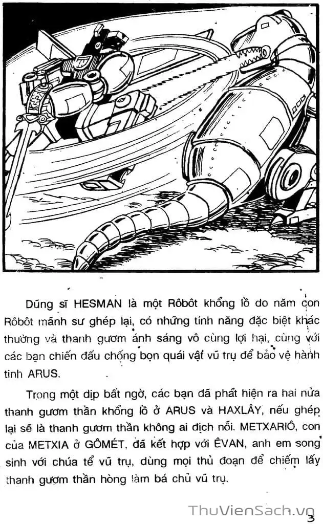 Truyện Tranh Dũng Sĩ Hesman trang 4