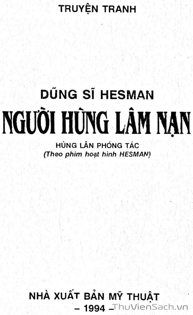 Truyện Tranh Dũng Sĩ Hesman trang 4
