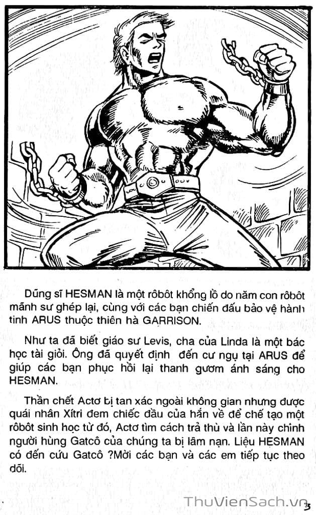 Truyện Tranh Dũng Sĩ Hesman trang 4