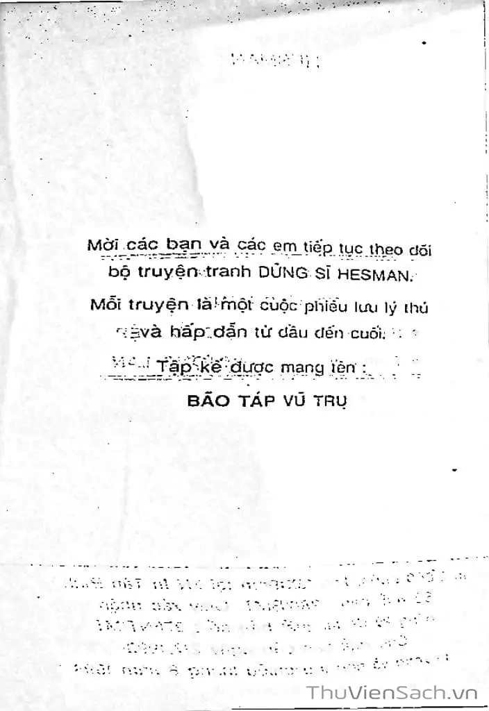 Truyện Tranh Dũng Sĩ Hesman trang 4