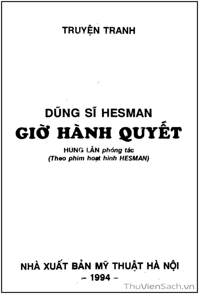 Truyện Tranh Dũng Sĩ Hesman trang 4
