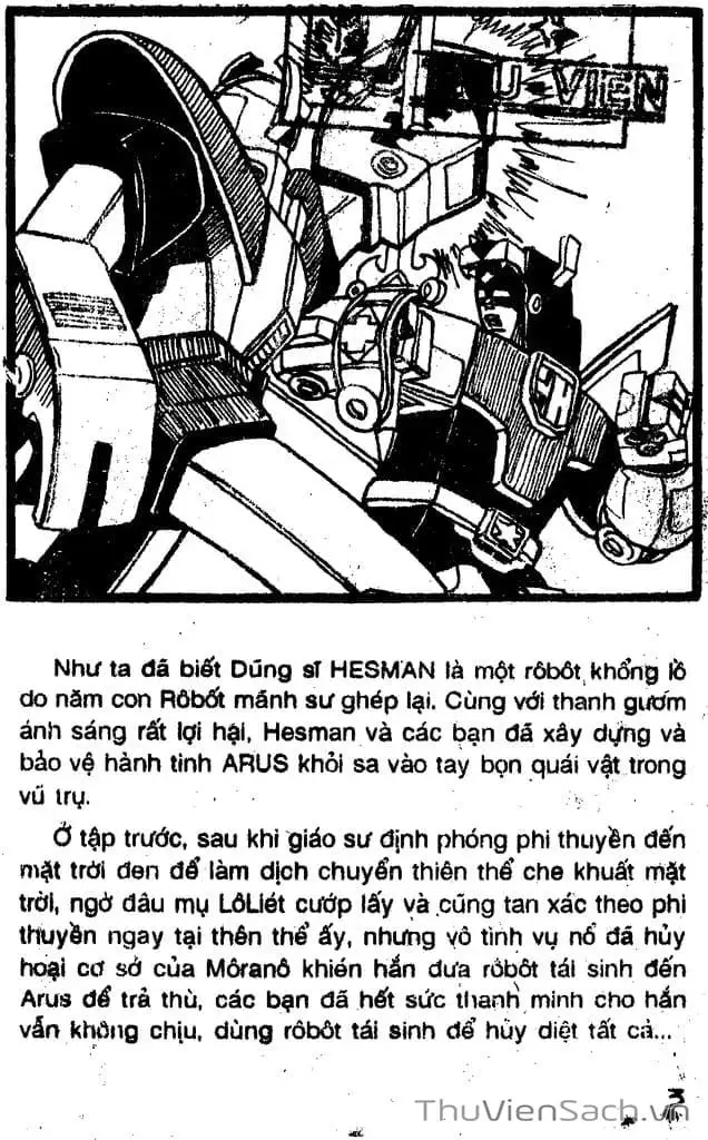 Truyện Tranh Dũng Sĩ Hesman trang 4