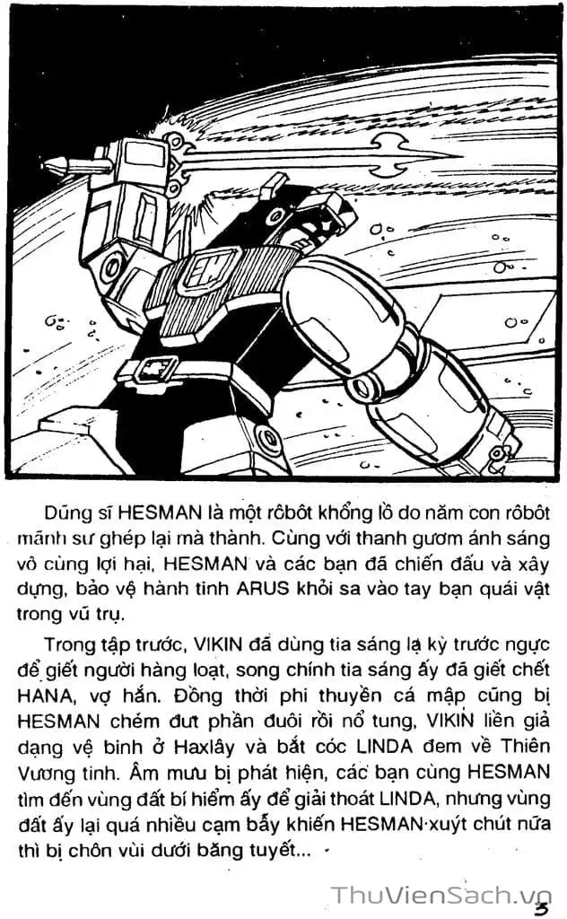 Truyện Tranh Dũng Sĩ Hesman trang 4