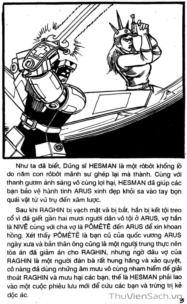 Truyện Tranh Dũng Sĩ Hesman trang 4