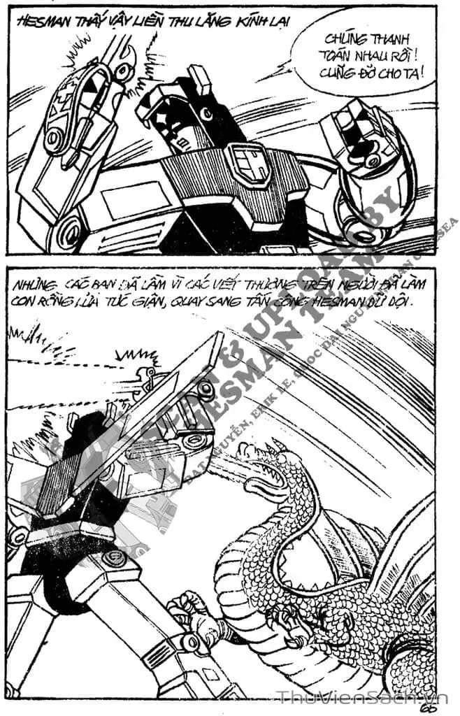 Truyện Tranh Dũng Sĩ Hesman trang 4