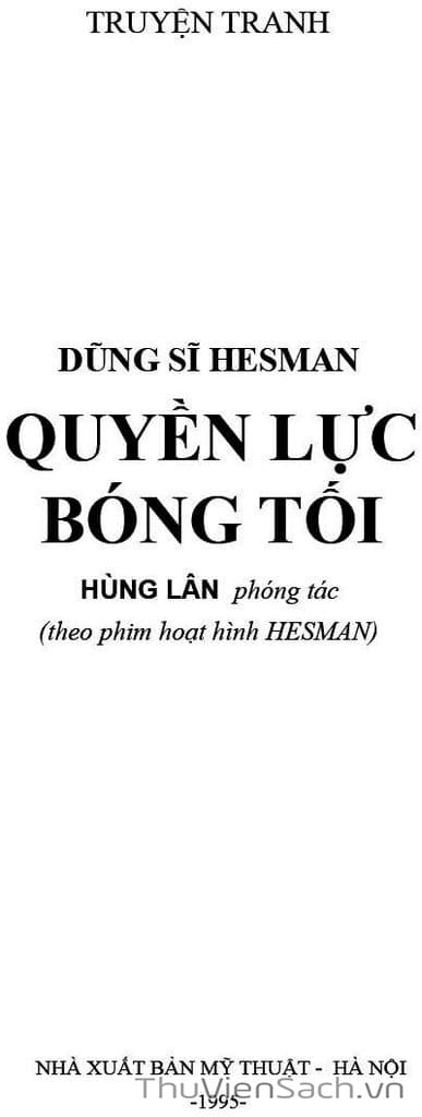 Truyện Tranh Dũng Sĩ Hesman trang 4